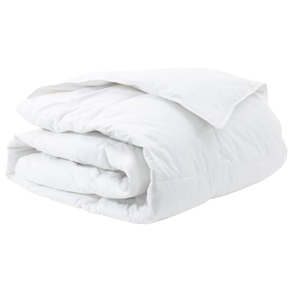 Vidaxl winter dekbed wit 200 x 200 cm veren