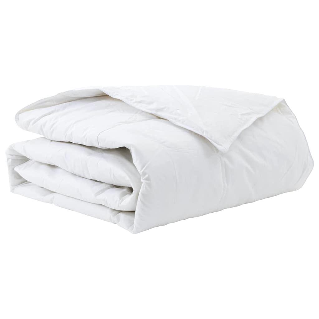 Vidaxl winter dekbed wit 155 x 220 cm veren