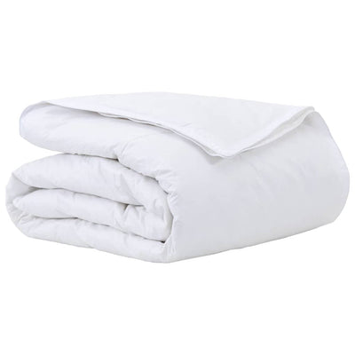 VidaXL Piumino 2 in 1 bianco 135 x 220 cm piume
