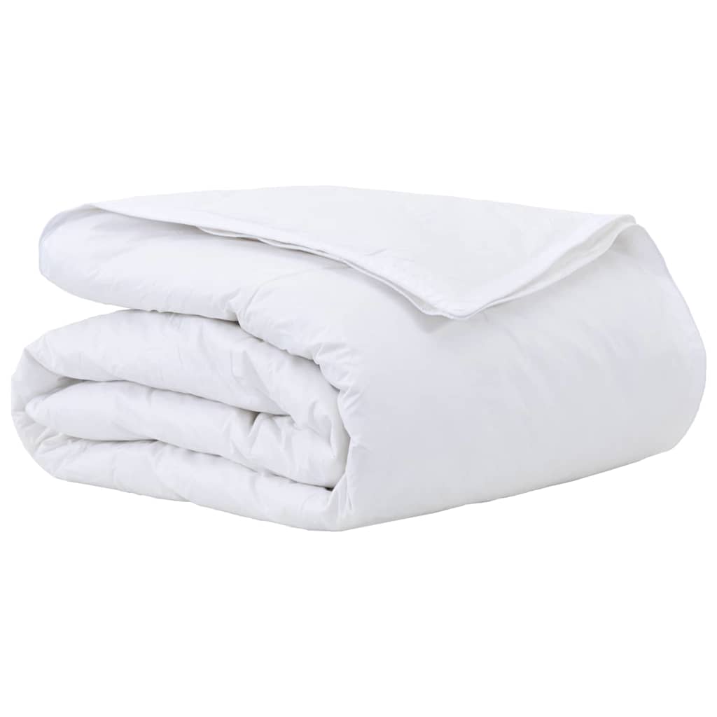 Vidaxl 2-in-1 dekbed wit 155 x 220 cm veren