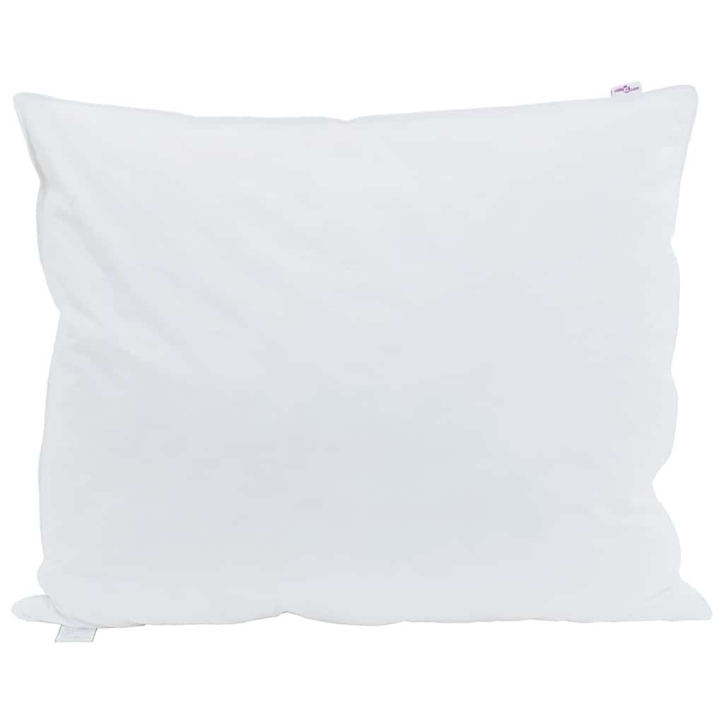 Cuscino Vidaxxl con cuscino 2 pezzi piume bianche 60 x 70 cm