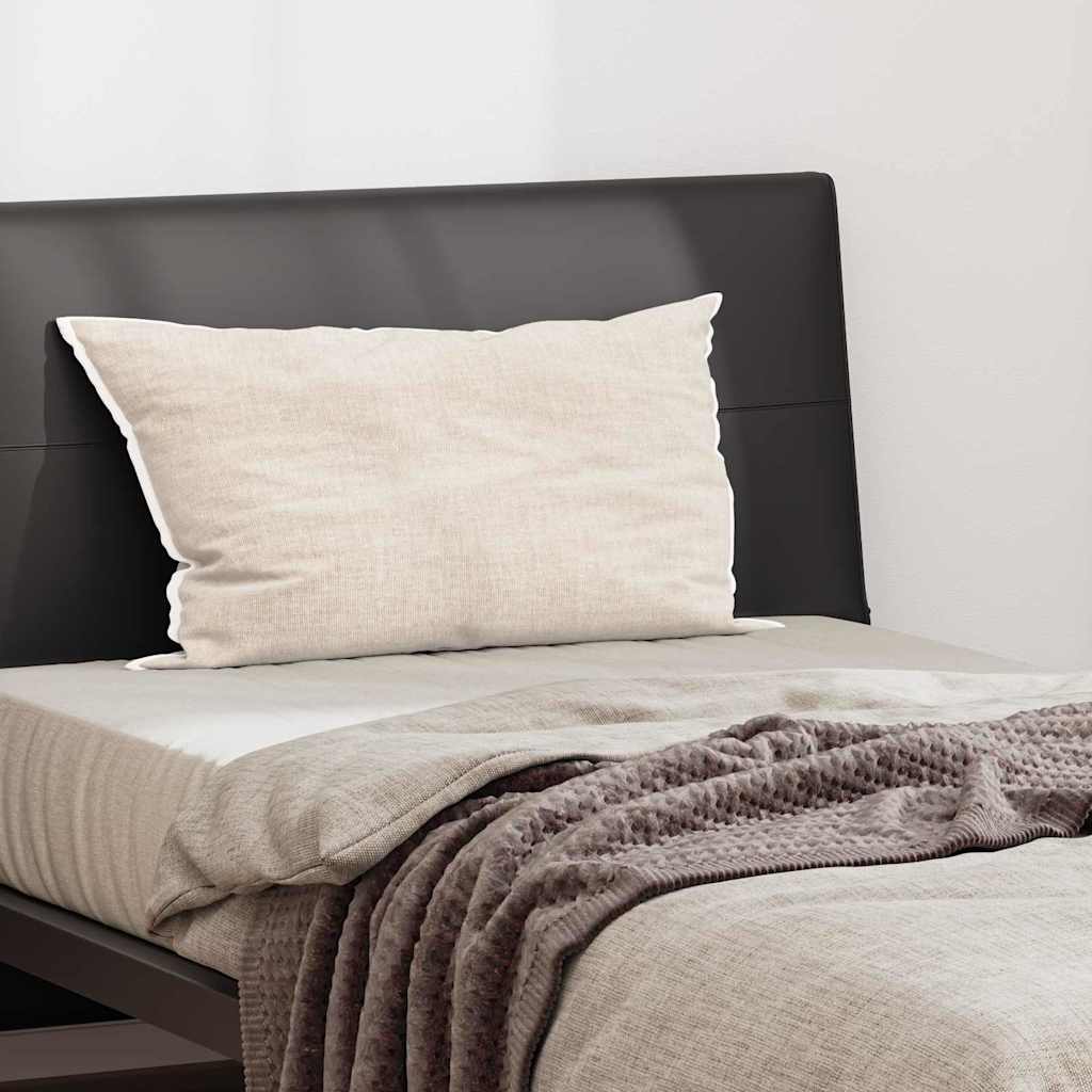 VidaXL almohada con cojín blanco 40 x 80 cm algodón