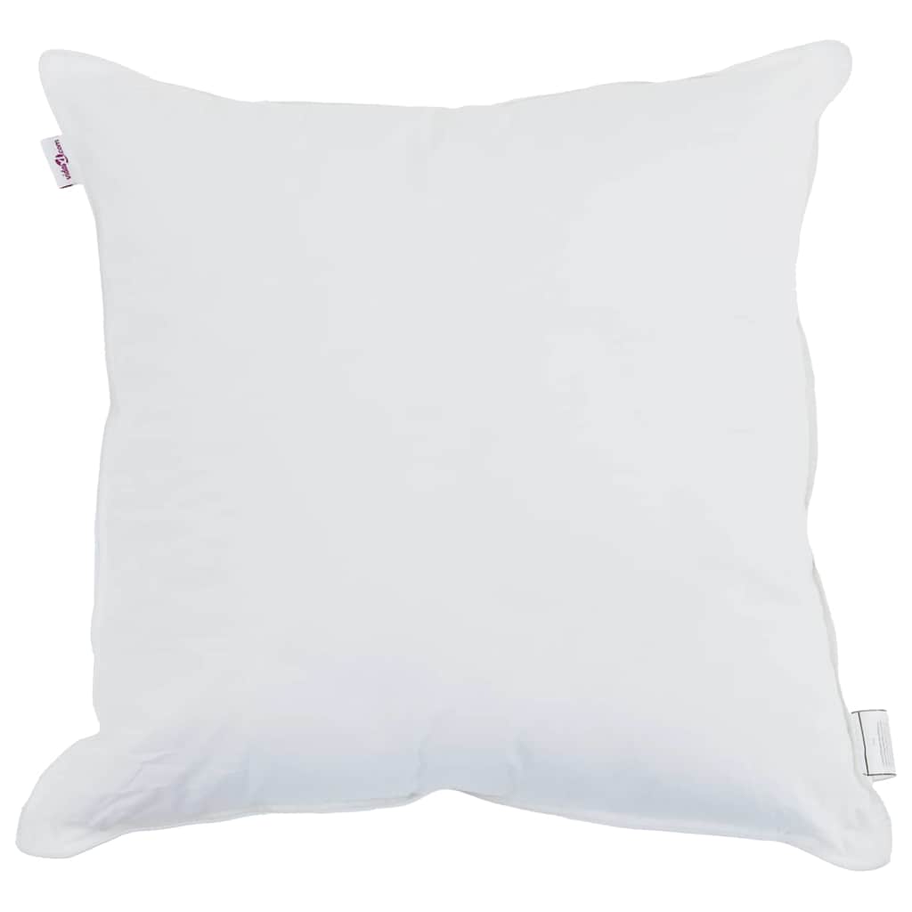 VidaXL almohada con cojín blanco 50 x 50 cm algodón