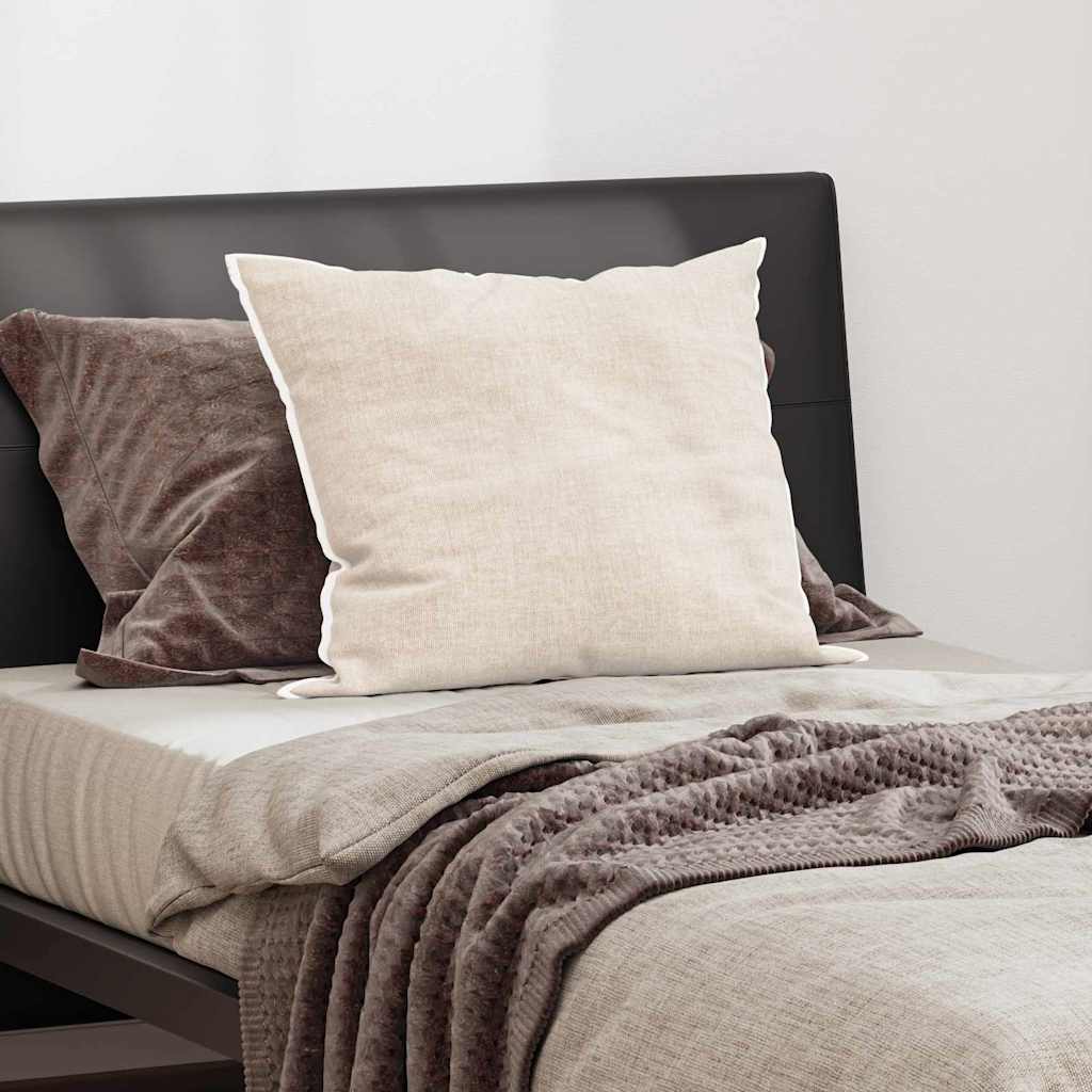 VidaXL almohada con cojín blanco 50 x 70 cm algodón