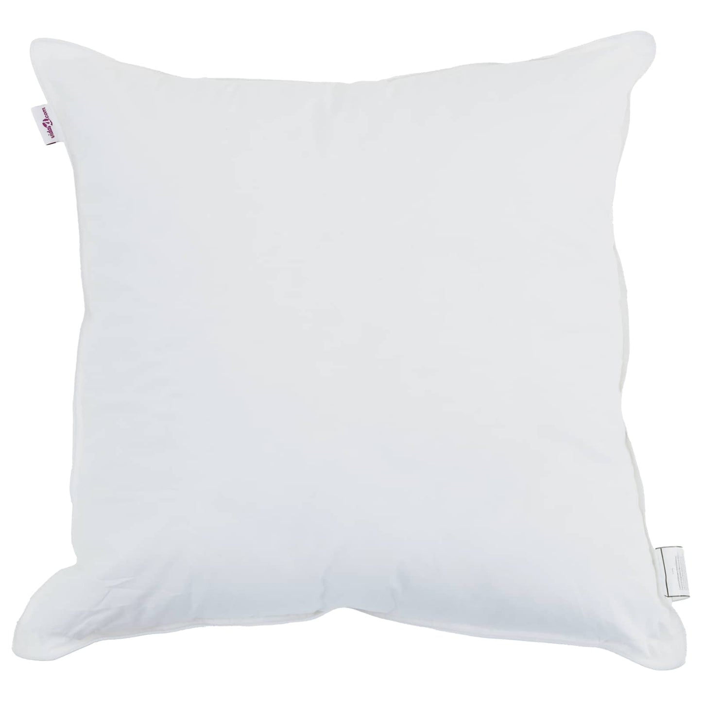 Cuscino Vidaxxl con cuscino 2 pezzi bianco 40 x 40 cm in cotone