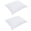 Cuscino Vidaxxl con cuscino 2 pezzi bianco 40 x 60 cm in cotone