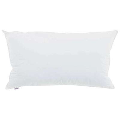 Vidaxxl almohada con cojín 2 piezas blanco 40 x 80 cm algodón