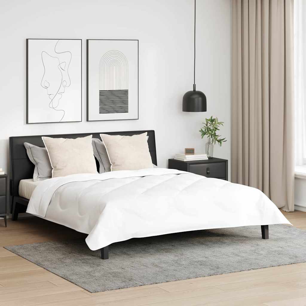 Vidaxxl almohada con cojín 2 piezas blanco 60 x 70 cm algodón