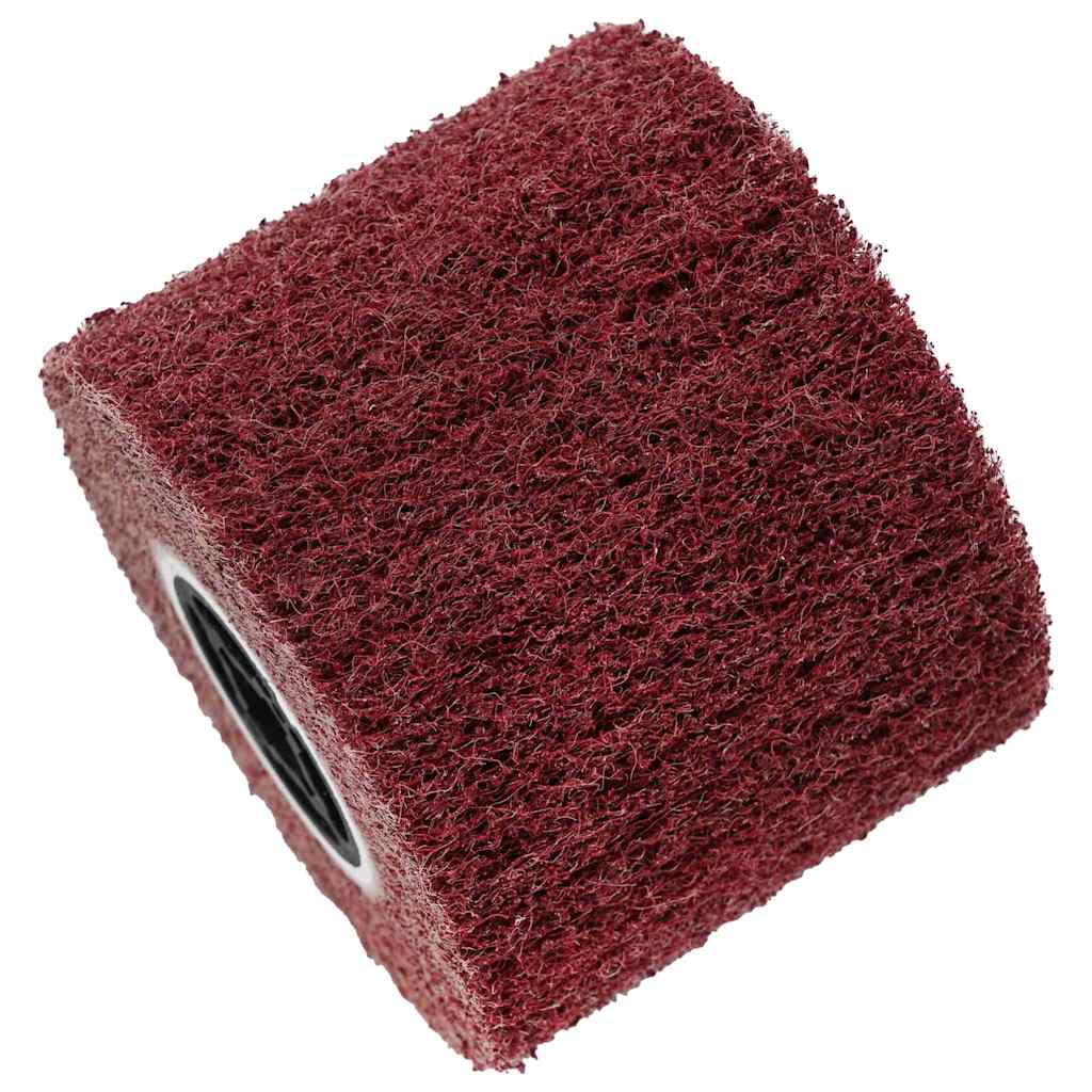 Vidaxl schuurrollen 3 pcs rood 12 x 12 x 10 cm synthetische vezel