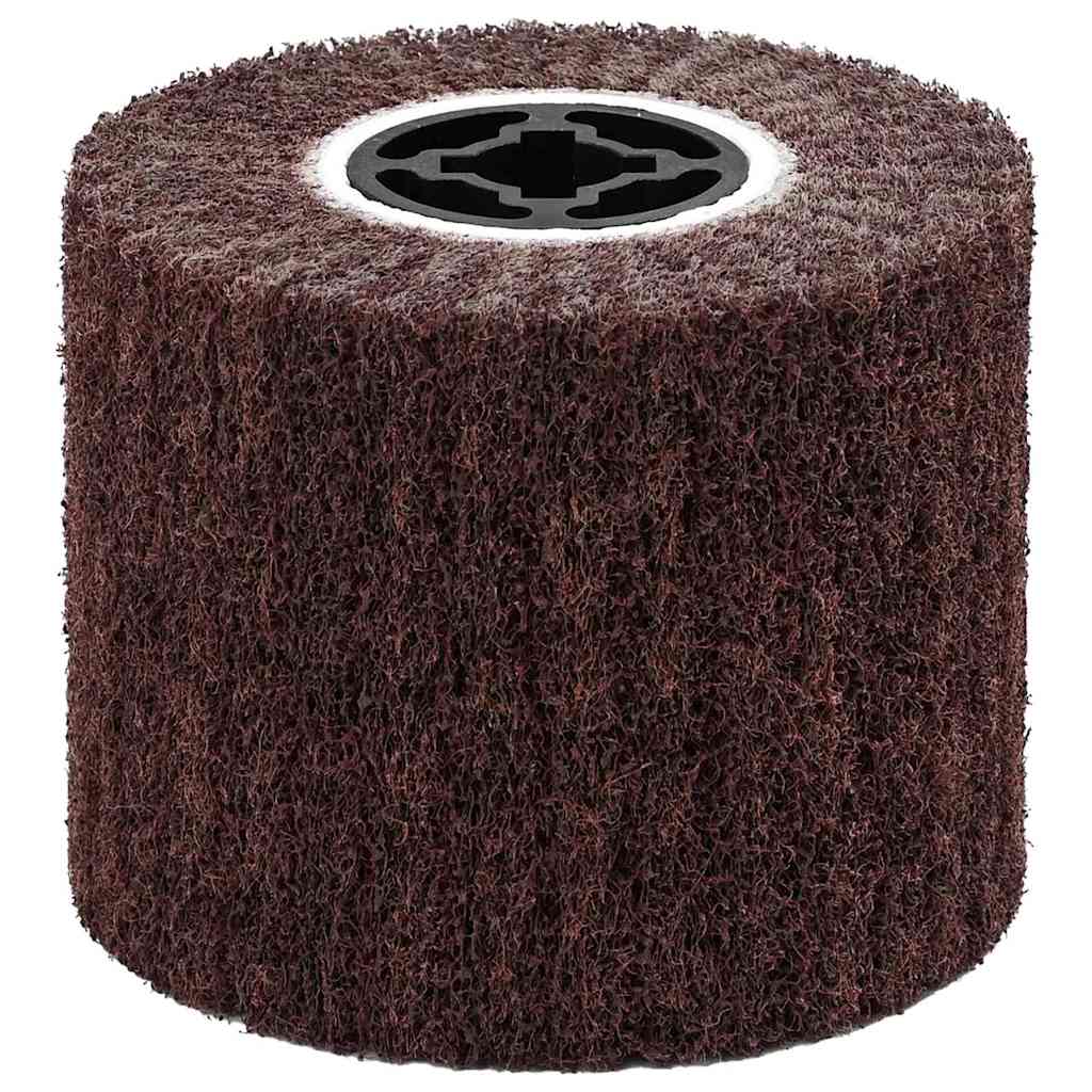 Rulli abrasivi Vidaxl 3 pezzi marroni 12 x 12 x 10 cm in fibra sintetica