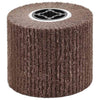 Vidaxl schuurrollen 3 pcs bruin 12 x 12 x 10 cm synthetische vezel