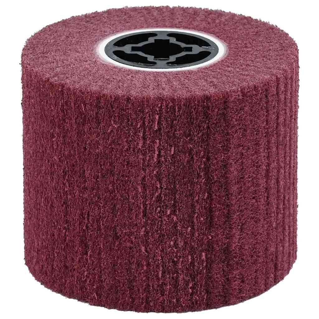 Rulli abrasivi Vidaxl 3 pz rossi 12 x 12 x 10 cm fibra sintetica