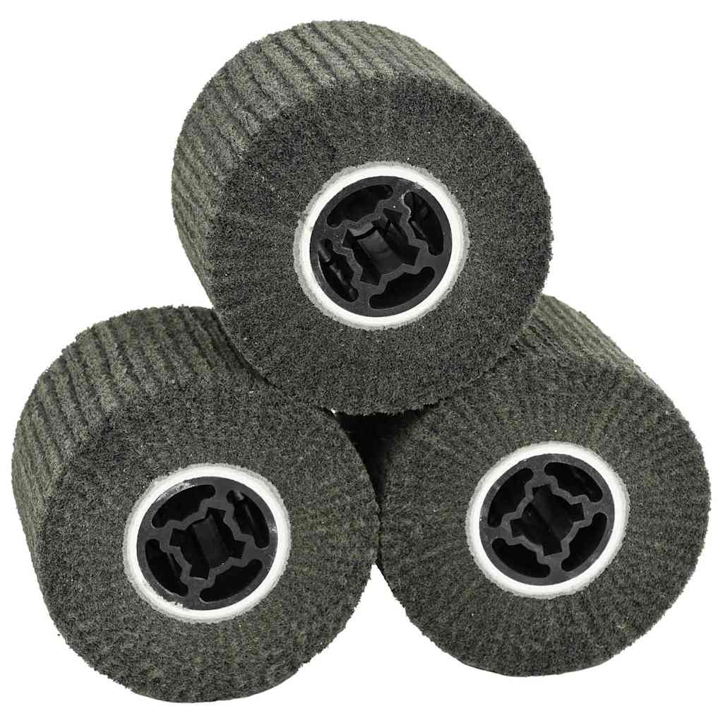 Rulli abrasivi Vidaxx 3 pezzi neri 12 x 12 x 10 cm in fibra sintetica