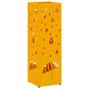 Ombrello Vidaxl standard giallo senape 15,5 x 15,5 x 49 cm in metallo
