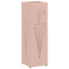 Portaombrelli Vidaxl con contenitore rosa 15,5 x 15,5 x 49 cm in metallo