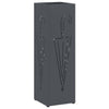 Vidaxl paraplu standaard antraciet 15,5 x 15,5 x 49 cm metaal