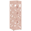 Portaombrelli Vidaxl con contenitore rosa 15,5 x 15,5 x 49 cm in metallo