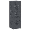 Vidaxl paraplu standaard antraciet 15,5 x 15,5 x 49 cm metaal