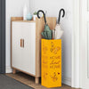 Ombrello Vidaxl standard giallo senape 15,5 x 15,5 x 49 cm in metallo
