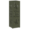 Ombrello Vidaxx standard verde oliva 15,5 x 15,5 x 49 cm in metallo