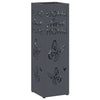 Vidaxl paraplu standaard antraciet 15,5 x 15,5 x 49 cm metaal