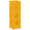 Vidaxl paraplu standaard mosterdgeel 15,5 x 15,5 x 49 cm metaal