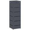 Vidaxl paraplu standaard antraciet 15,5 x 15,5 x 49 cm metaal