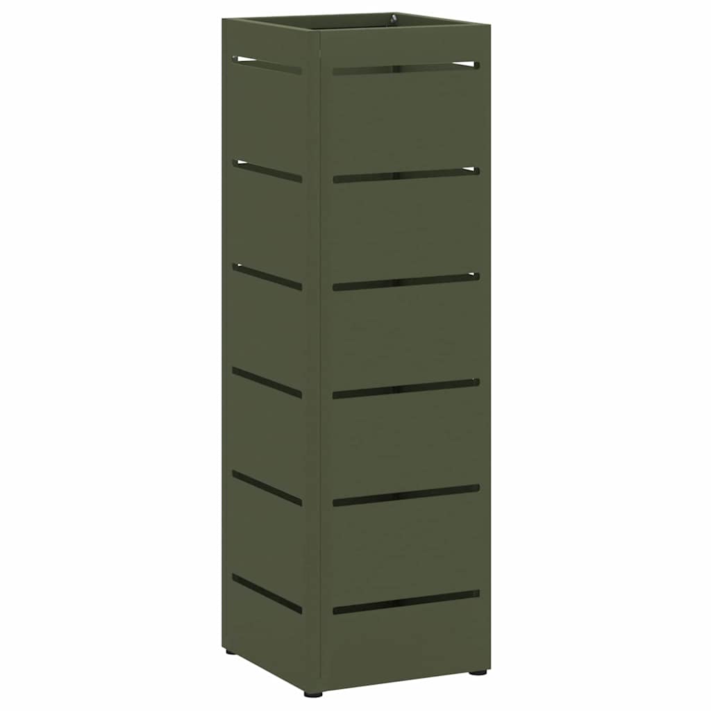 Ombrello Vidaxx standard verde oliva 15,5 x 15,5 x 49 cm in metallo