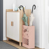 Vidaxl paraplu standaard roze 28 x 12 x 41 cm staal
