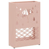Vidaxl paraplu standaard roze 28 x 12 x 41 cm staal