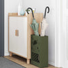 Vidaxl paraplu standaard olijfgroen 28 x 12 x 41 cm staal