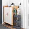Vidaxl paraplu standaard antraciet 28 x 12 x 41 cm staal