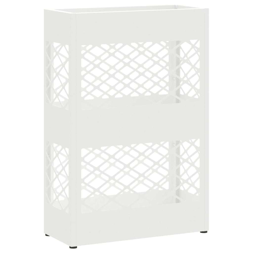 Ombrello Vidaxx standard bianco 28 x 12 x 41 cm in acciaio