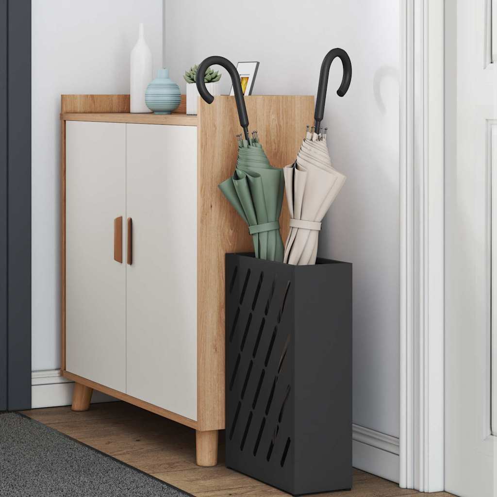 Ombrello Vidaxx standard nero 28 x 12 x 41 cm in acciaio