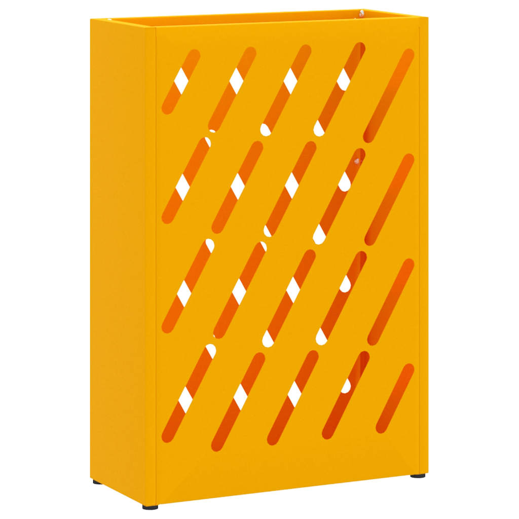 Ombrello Vidaxl standard giallo senape 28 x 12 x 41 cm in acciaio