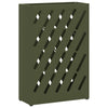 Vidaxl paraplu standaard olijfgroen 28 x 12 x 41 cm staal