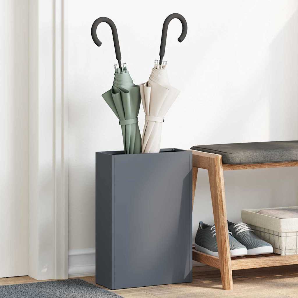 Vidaxl paraguas estándar antracita 28 x 12 x 41 cm acero