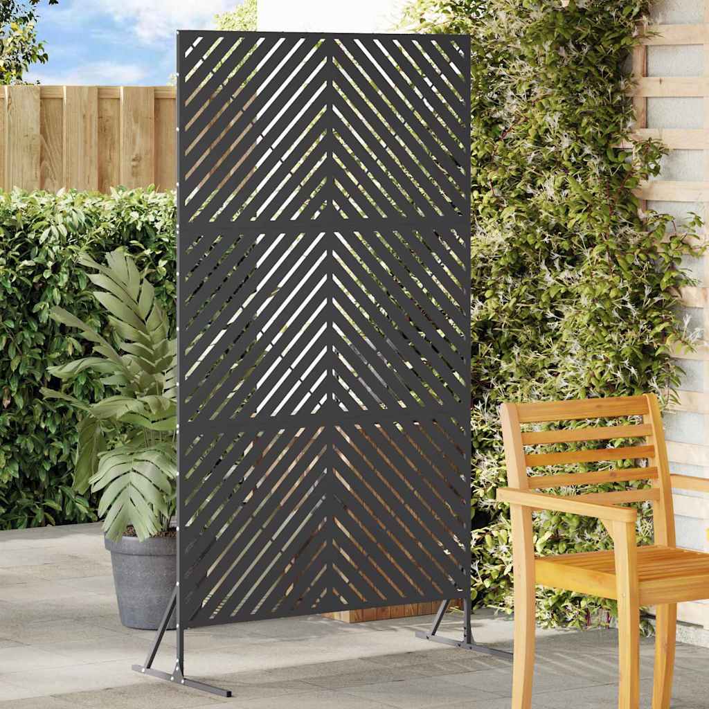 Frangivista Vidaxx nero 100 x 50 x 180 cm in acciaio