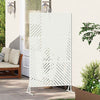 Vidaxx mampara de privacidad blanco 100 x 50 x 180 cm acero