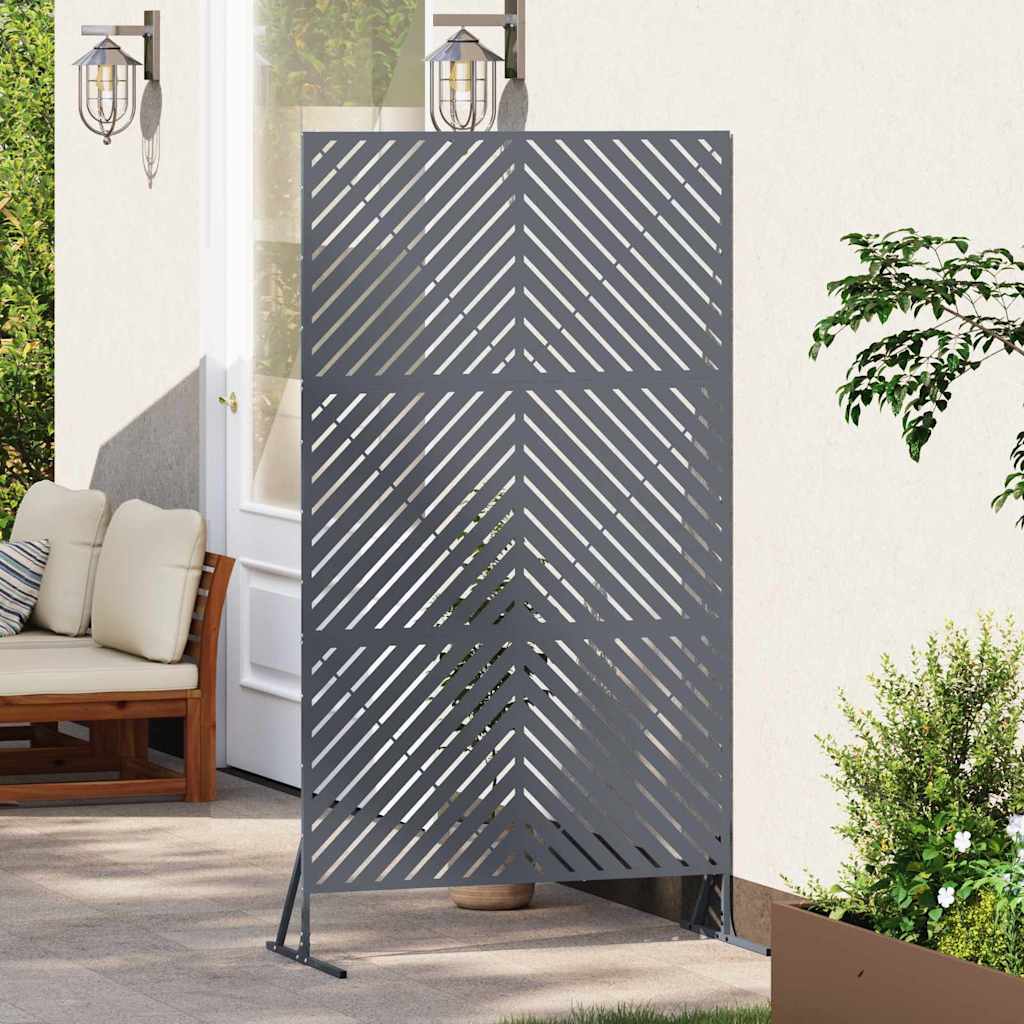 Vidaxx mampara de privacidad antracita 100 x 50 x 180 cm acero