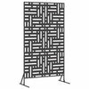 Vidaxl privacyscherm zwart 100 x 50 x 180 cm staal