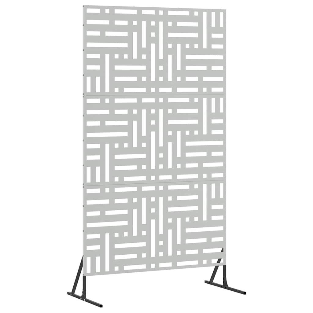 Vidaxx mampara de privacidad gris 100 x 50 x 180 cm acero
