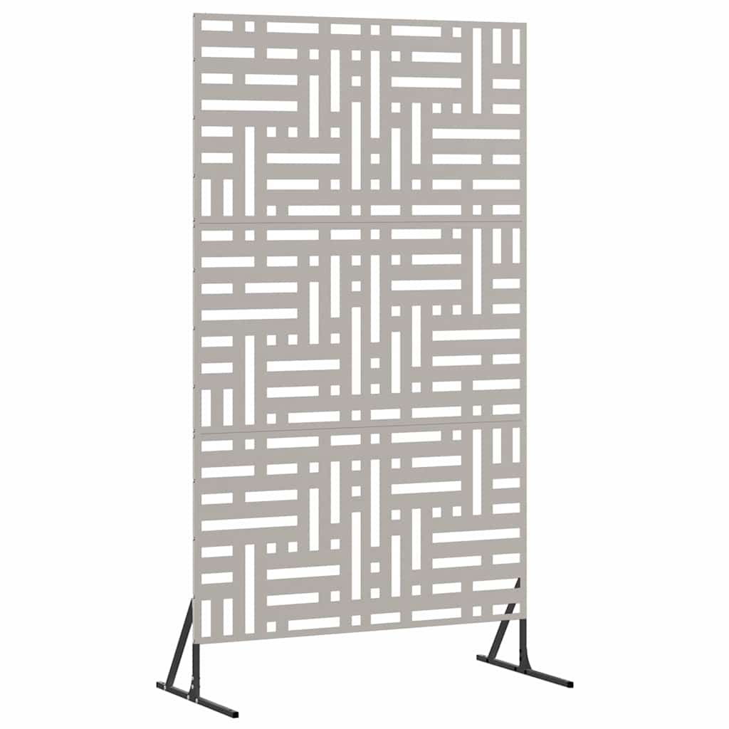 Frangivista Vidaxx grigio 100 x 50 x 180 cm in acciaio corten