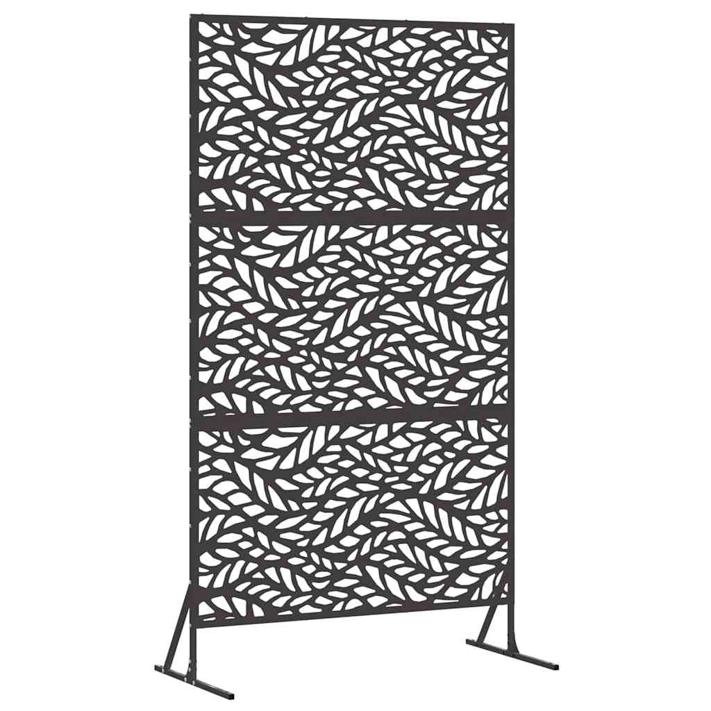 Vidaxl privacyscherm zwart 100 x 50 x 180 cm staal