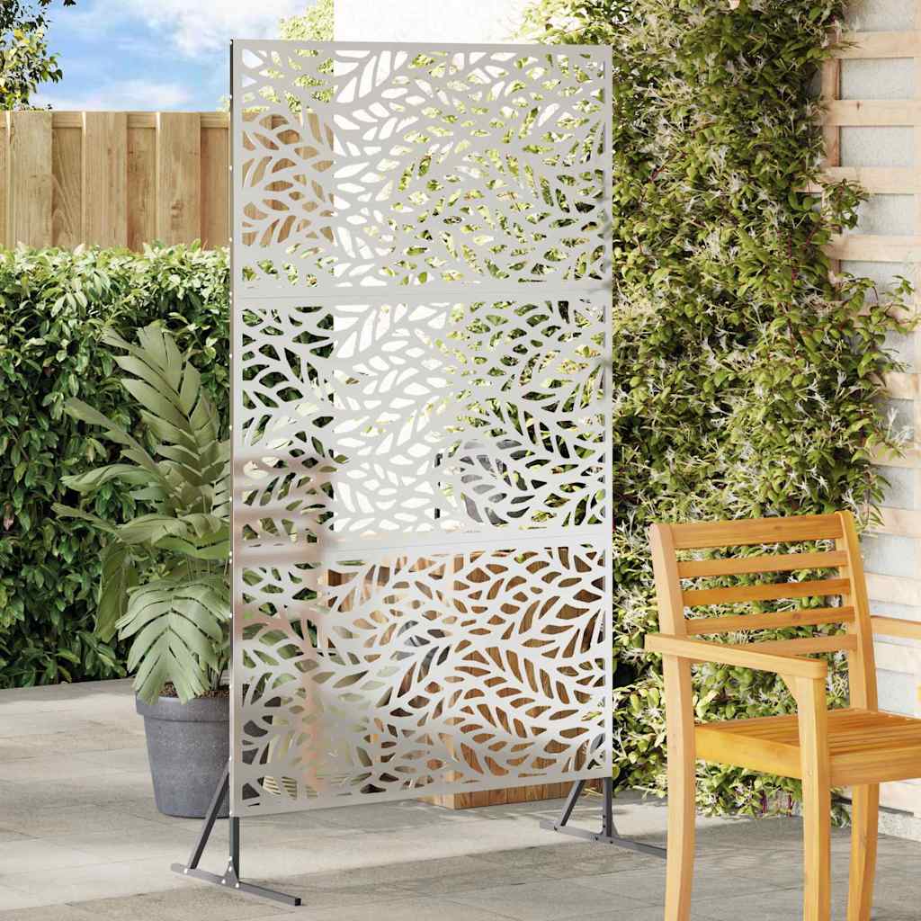 Vidaxx mampara de privacidad gris 100 x 50 x 180 cm acero