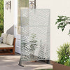 Vidaxx mampara de privacidad gris 100 x 50 x 180 cm acero