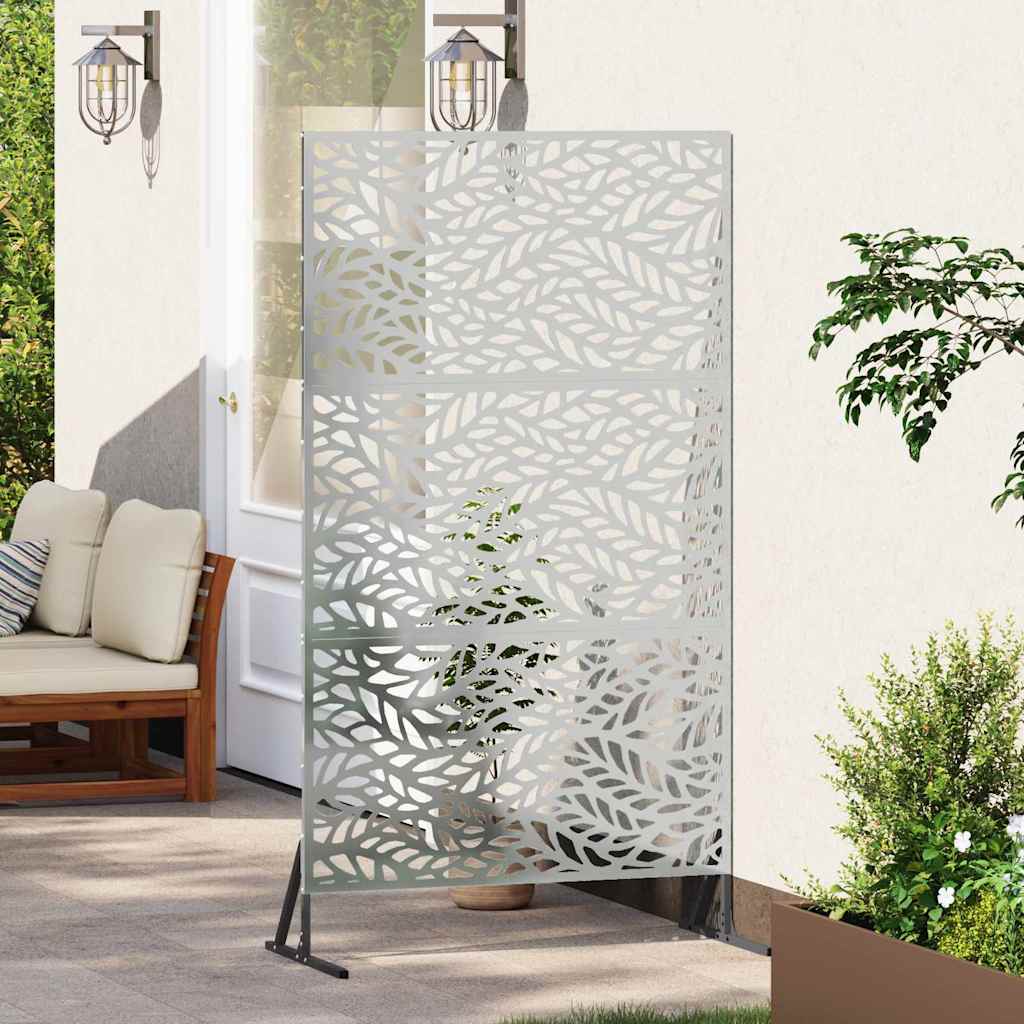 Vidaxx mampara de privacidad gris 100 x 50 x 180 cm acero
