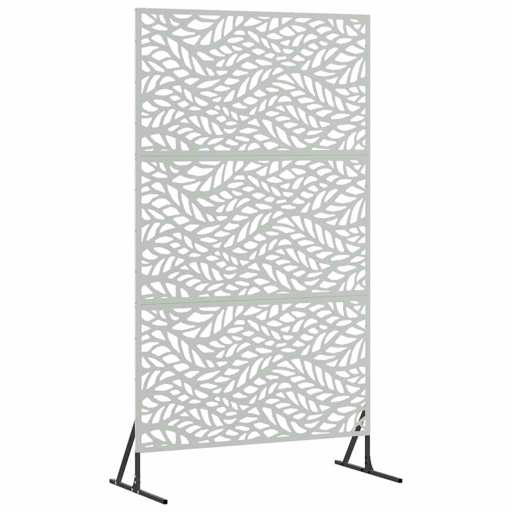 Vidaxx mampara de privacidad gris 100 x 50 x 180 cm acero