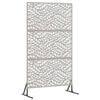 Vidaxl privacyscherm grijs 100 x 50 x 180 cm cortenstaal