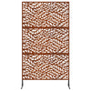 Vidaxl privacyscherm grijs 100 x 50 x 180 cm cortenstaal
